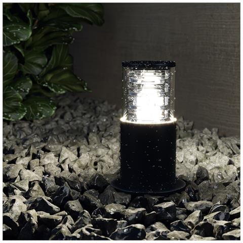 Lampada Da Terra Moderna Per Esterno In Alluminio Nero 1 Luce E27 60w Ip54 - Foto 2