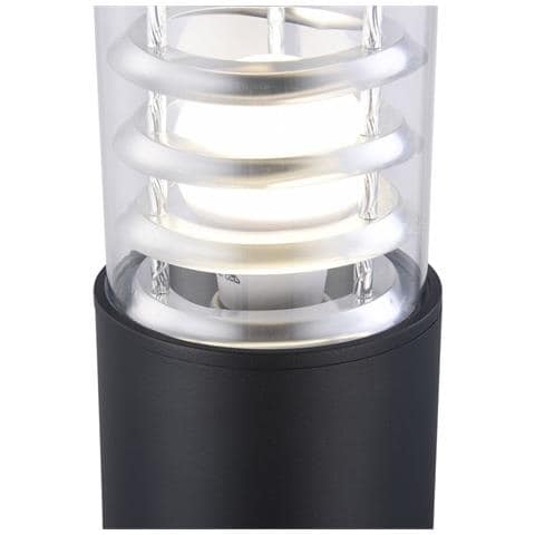Lampada Da Terra Moderna Per Esterno In Alluminio Nero 1 Luce E27 60w Ip54 - Foto 3