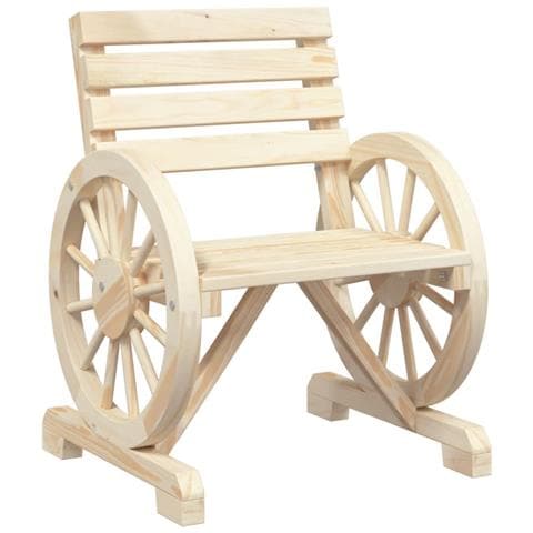 Sedia da Giardino 58x58x78,5 cm in Legno Massello di Abete - Foto 2