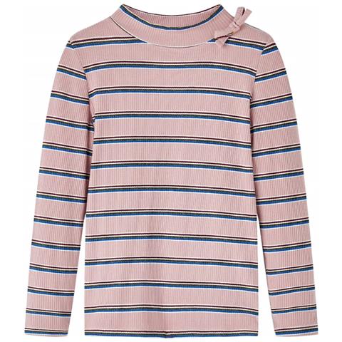 Maglietta Da Bambina A Maniche Lunghe Rosa Chiaro 140 - Foto 1