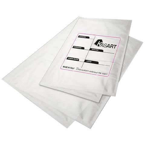 Sacchetti Pretagliati Goffratura A Rombo 15 X 30 - Confezione 100 Pezzi - Foto 1