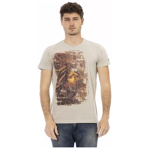 Maglietta In Cotone Beige - 3xl - Foto 1