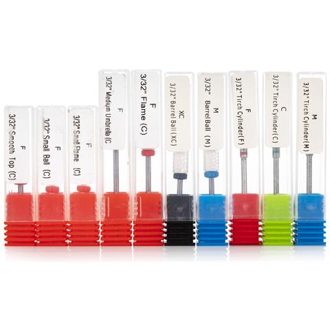 Kit Di Punte Ceramiche Per Manicure, Per Levigatrici Elettriche. Include 10 Tipi. - Foto 2