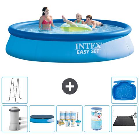 Piscina Fuori Terra - In Giro - 396x84 Cm - Blu - Include Accessori Coordinati A1090 - Foto 1