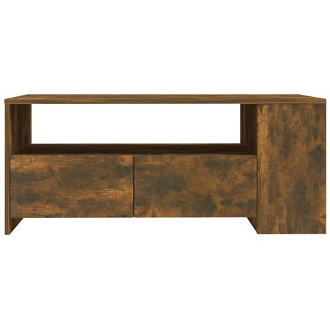 Lusso Casadino -  Tavolino Da Salotto Rovere Fumo 102x55x42 Cm Legno Multistrato - Foto 2
