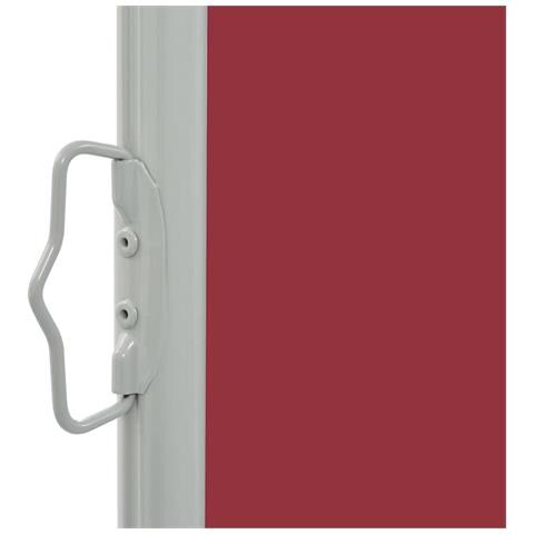 Lusso Casadino -  Tenda Laterale Retrattile Per Patio 60x300 Cm Rossa - Foto 2