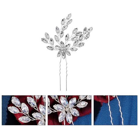 Fermacapelli Con Strass Scintillanti - Foto 1