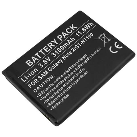 Samsung Galaxy Note Ii Batteria Gt-n7100 Li-ion 3.8v 3100mah 11.8wh - Foto 1