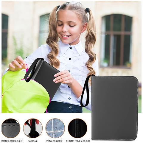 Confezione Da 2 Raccoglitori Con Chiusura A Zip Per 400 Schede - Foto 4