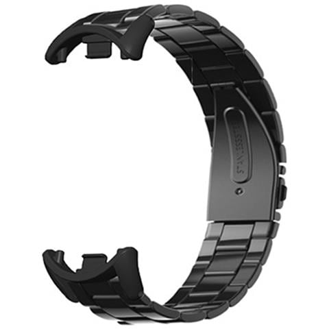 Cinturino In Acciaio Inossidabile Nero Compatibile Con Xiaomi Mi Band 10/9/8 Nfc - Foto 2