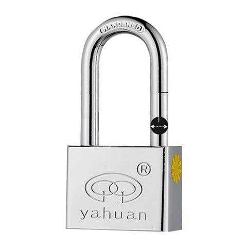 Lucchetto In Ferro Con Arco Lungo Da 60 Mm - Serratura Di Sicurezza Per Esterni Argentata - Foto 2