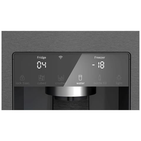 Serie 6 KFI96AXEA frigorifero side-by-side Libera installazione 574 L E Nero, Acciaio inox - Foto 3