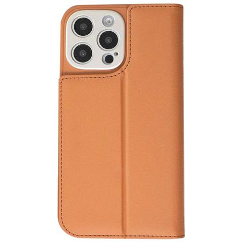 Custodia Magsafe Per Iphone 16 Pro In Pelle Overture Con Portacarte, Marrone - Foto 5