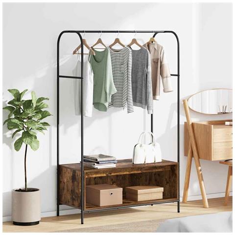 Stendibiancheria Marrone 100 x 44 x 160 cm Legno multistrato - Foto 2