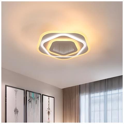 Lampadario Led 77w, Telecomando 2.4g, Luce Regolabile 5900lm Bbled018 - Foto 1