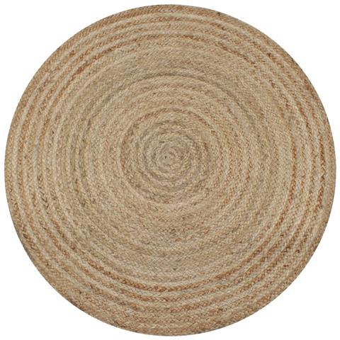 Tappeto In Juta Intrecciata 150 Cm Rotondo - Foto 2