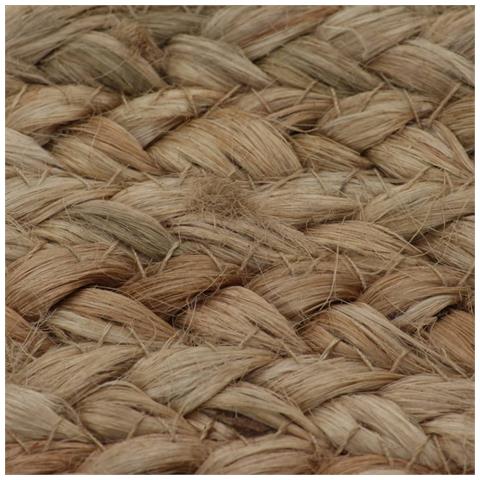 Tappeto In Juta Intrecciata 150 Cm Rotondo - Foto 5