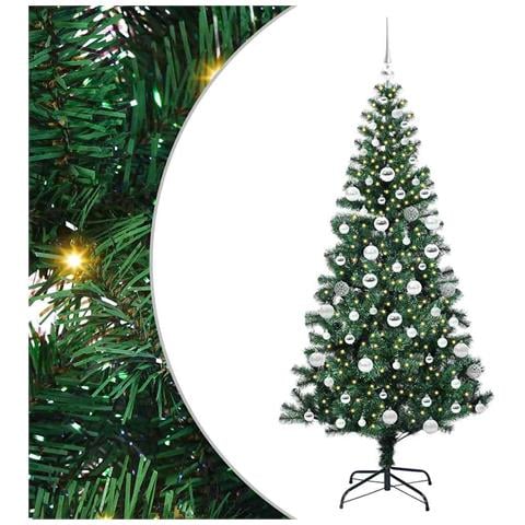 Albero di Natale artificiale con luci integrate Verde 180 cm - Foto 1