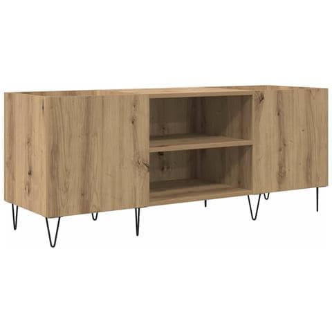 Mobile porta vinili Rovere artigianale 121 x 38 x 48 cm - Foto 1