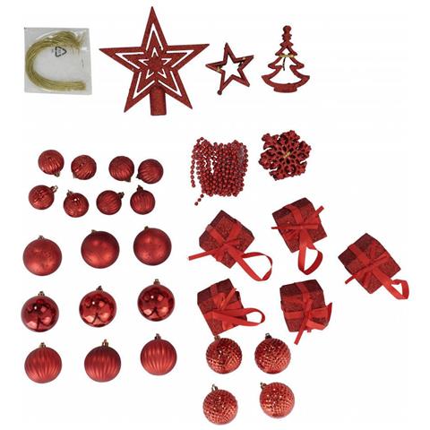 Dmora Weihnachtsdekoration Oleggio Rot - Foto 2