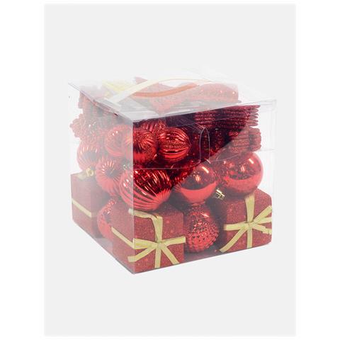 Dmora Weihnachtsdekoration Oleggio Rot - Foto 1