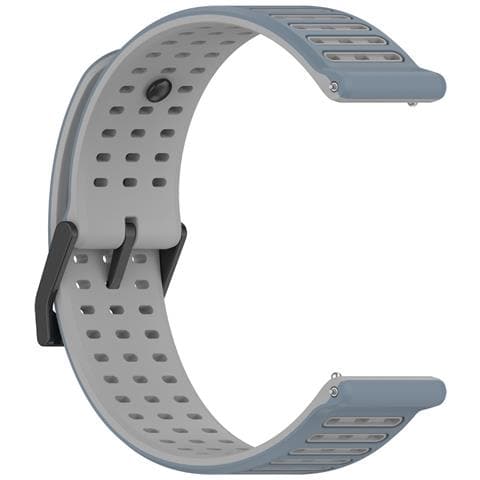 Cinturino In Silicone Liquido Da 22 Mm Compatibile Con Suunto Vertical 2 - Vari Colori Grey - Foto 2