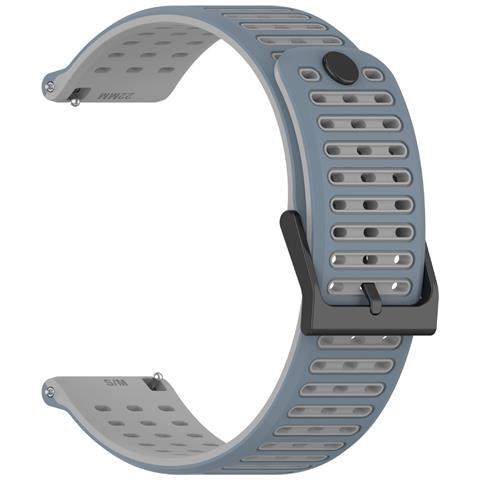 Cinturino In Silicone Liquido Da 22 Mm Compatibile Con Suunto Vertical 2 - Vari Colori Grey - Foto 1