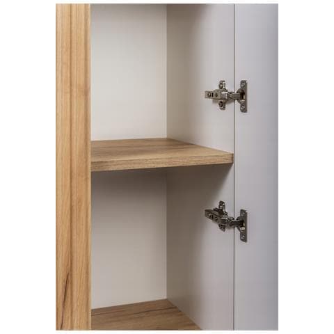 | Set di mobili da bagno - Marron Mat | 80/52/41 cm & 35/139/31 cm | Mobili sottolavabo, mobili da bagno, colonne, mobile da bagno - Chêne Craft - Foto 10