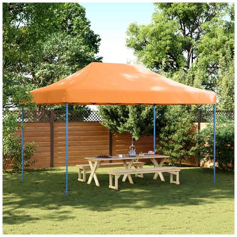 Tenda Party Arancione 292 x 440 x 315 cm Tessuto Oxford - Foto 2