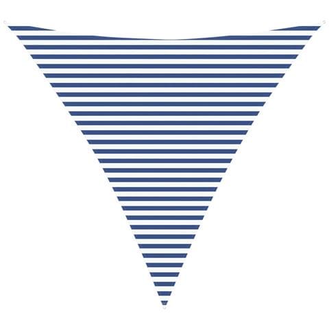 Vela da ombra solare Blu e Bianco 4,5 x 4,5 x 4,5 m - Foto 1