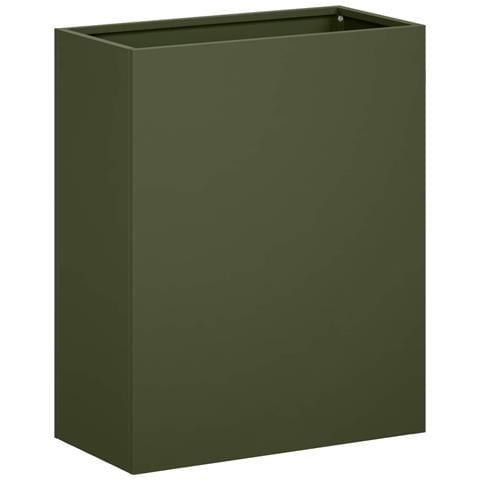 Vaso da giardino Verde Oliva 40 x 20 x 40 cm - Foto 1