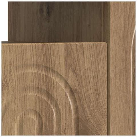 Mobile TV LED ALKMAAR Rovere Artigianale Legno ingegnerizzato - Foto 9