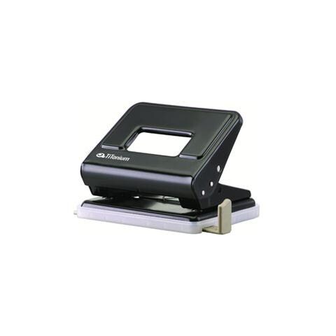 perforatore 2 fori in metallo nero - Foto 1