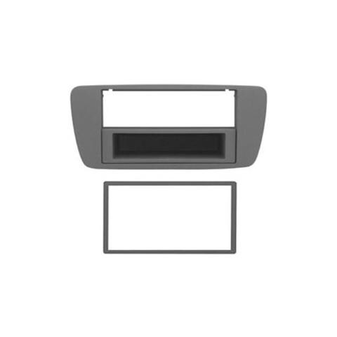 Adattatore autoradio 03442 Mascherina con foro ISO / Doppio DIN colore grigio chiaro Seat Ibiza - Foto 1