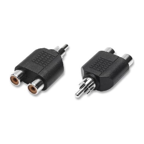 Sdoppiatore 1 spina rca maschio + 2 prese rca femmina - Foto 1