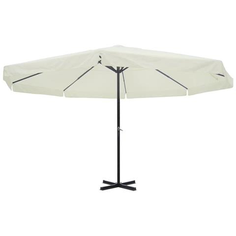 Ombrellone bianco in alluminio 500 cm - Foto 1