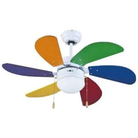 Ventilatore da Soffitto ZFS690C Diametro 90 cm Potenza 60 W Colore Multicolore - Foto 1