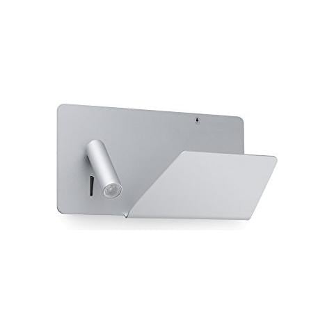 Faro 62123 - Suau Usb Lampada Da Parete Grigio Con Lettore Led Destra - Foto 1