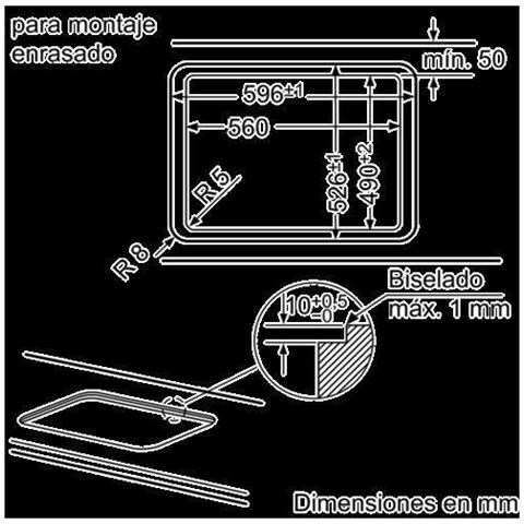 BALAY Piano Cottura 3ETG663HB 3 Fuochi Gas da 60 cm Colore Nero RK9338