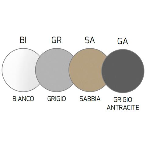 Plafoniera Moderna Plate Metallo Bianco 2 Luci Gx53 - Foto 4