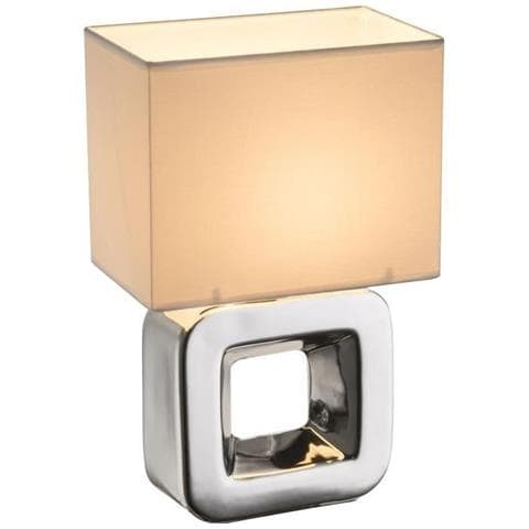 Lampada A Tavolo In Ceramica 32 x 12 x 20 cm Bianco - Foto 1