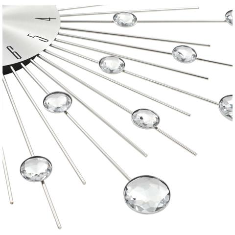 Orologio Da Parete Con Movimento Al Quarzo Design Moderno 50 Cm - Foto 2