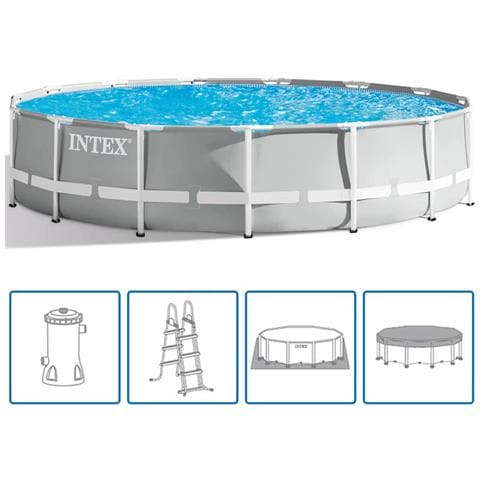 Set Piscina Prism Frame 457x107 Cm 26724gn - Foto 1