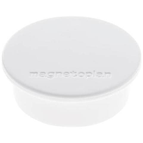 Magnete Discofix Color (ø X A) 40 Mm X 13 Mm Tondo Bianco 10 Pz. - Foto 1