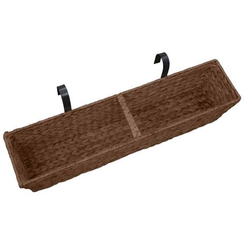 Fioriere 2 pz in Giacinto Intrecciato Marrone - Foto 9