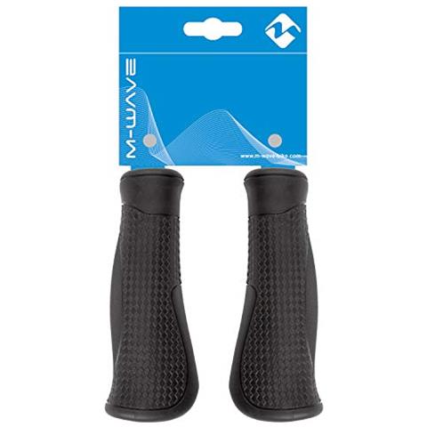 410524, Manopole Per Bicicletta Unisex-adulto, Nero, 130 Mm - Foto 2