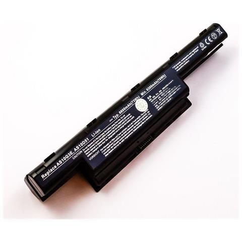 Mbi3385 Ricambio Per Laptop Batteria (laptop Battery For Acer 71wh - 9 Cell Li-ion 10.8v 6.6ah - Black 71wh 9 - Foto 2