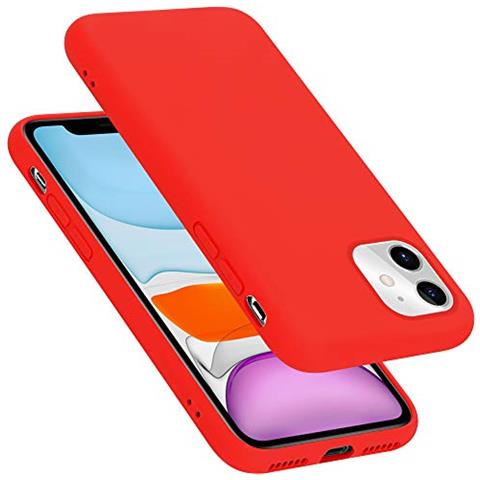 Custodia Compatibile Con Apple Iphone 11 6.1 In Liquid Rosso - Coperchio Protettivo In Silicone Tpu Flessibile - Foto 1