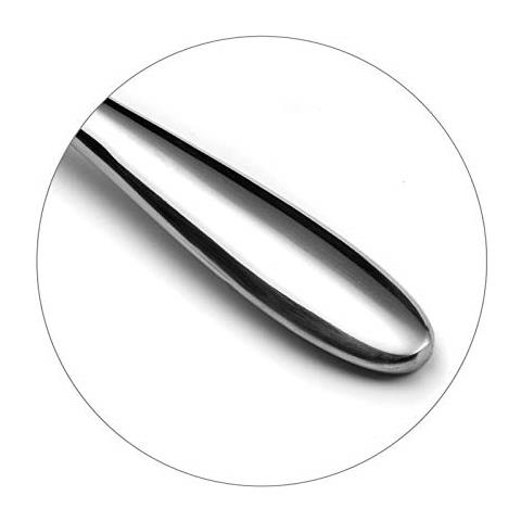 Cuba Set 12 Cucchiaini Da Caffè, In Acciaio Inox 18/10, Spessore 2,5 Mm, Lunghezza 142 Mm, Inox 18/10 304 - Foto 2