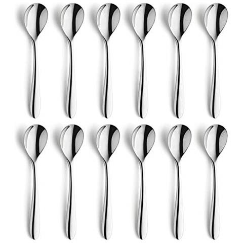 Cuba Set 12 Cucchiaini Da Caffè, In Acciaio Inox 18/10, Spessore 2,5 Mm, Lunghezza 142 Mm, Inox 18/10 304 - Foto 3